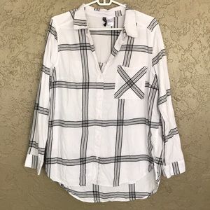 H&M Plaid Collared Shirt